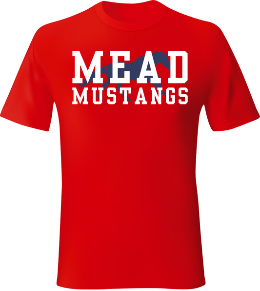 Varsity Mead Mustang Short Sleeve T-Shirt